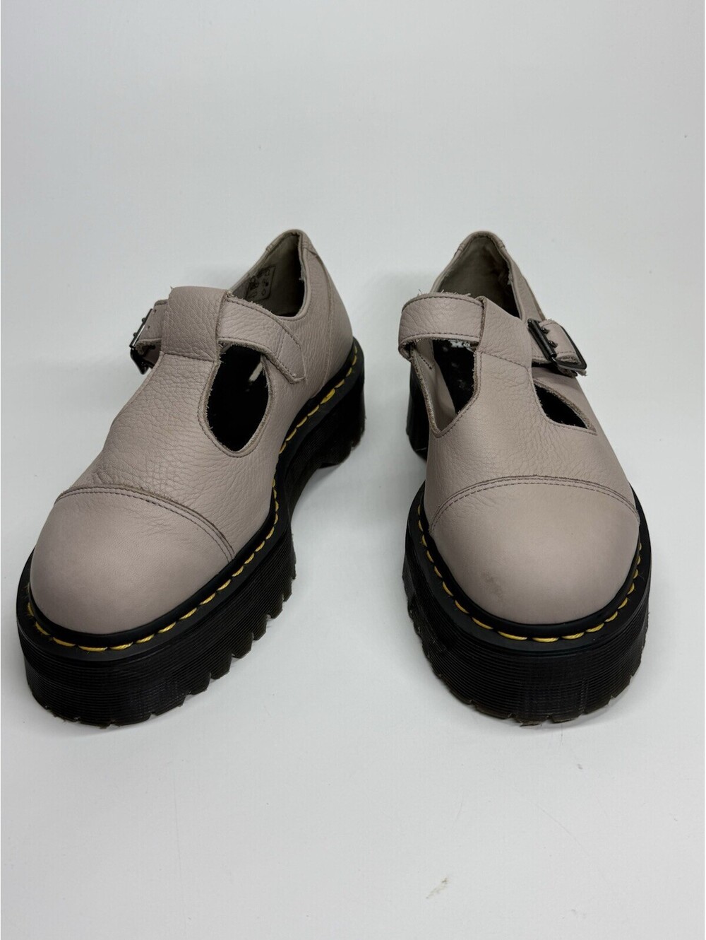 Doc Martens Womens Size 9 Bethan Mary Jane Platform Pink Cream Unisex Mens 8